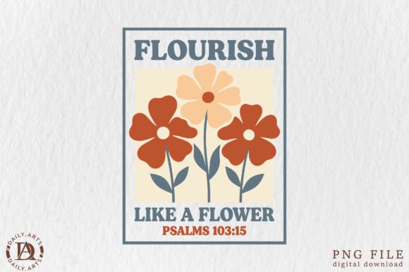 Download Retro Terracotta Floral Christian PNG - Terracotta Collection