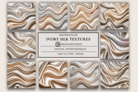 Download Ivory Silk Textures Background Set - Background set Collection