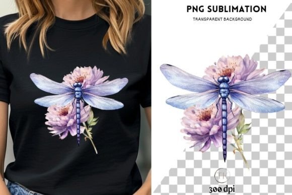 Download Dragonfly Floral Printable Artwork - Printable art Collection