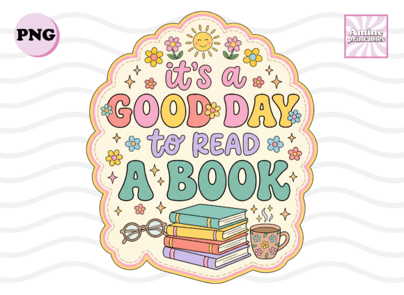 Download Good Day to Read a Book Girlie Cute PNG - Cute Collection