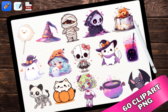 Download Cute Halloween Spooky Clipart PNG - Cute Collection