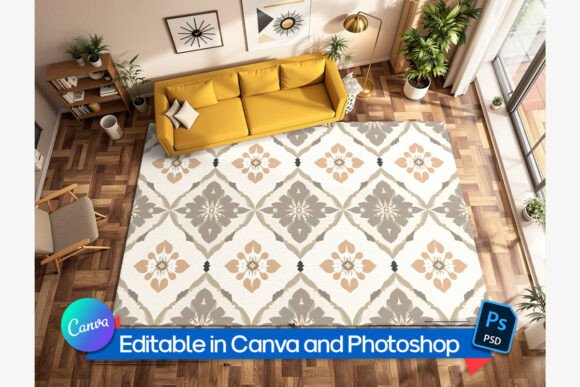 Download Rug Pattern Mockup - Premium Resources