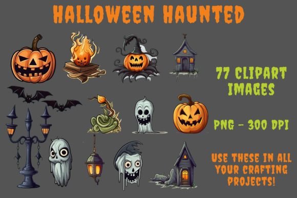 Download Cute Halloween Haunted Clipart - Cute Collection