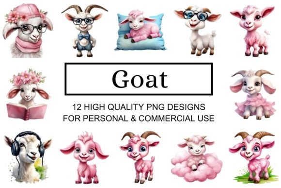 Download Cute Eye-Catching Goat Clipart - Cute Collection