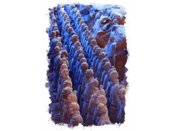Download Terracotta Army Watercolor View - Terracotta Collection