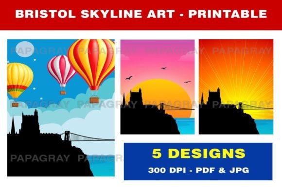 Download Bristol Skyline Printable Artwork - Printable art Collection