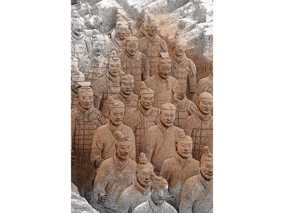 Download Terracotta Army View Color Pencil - Terracotta Collection